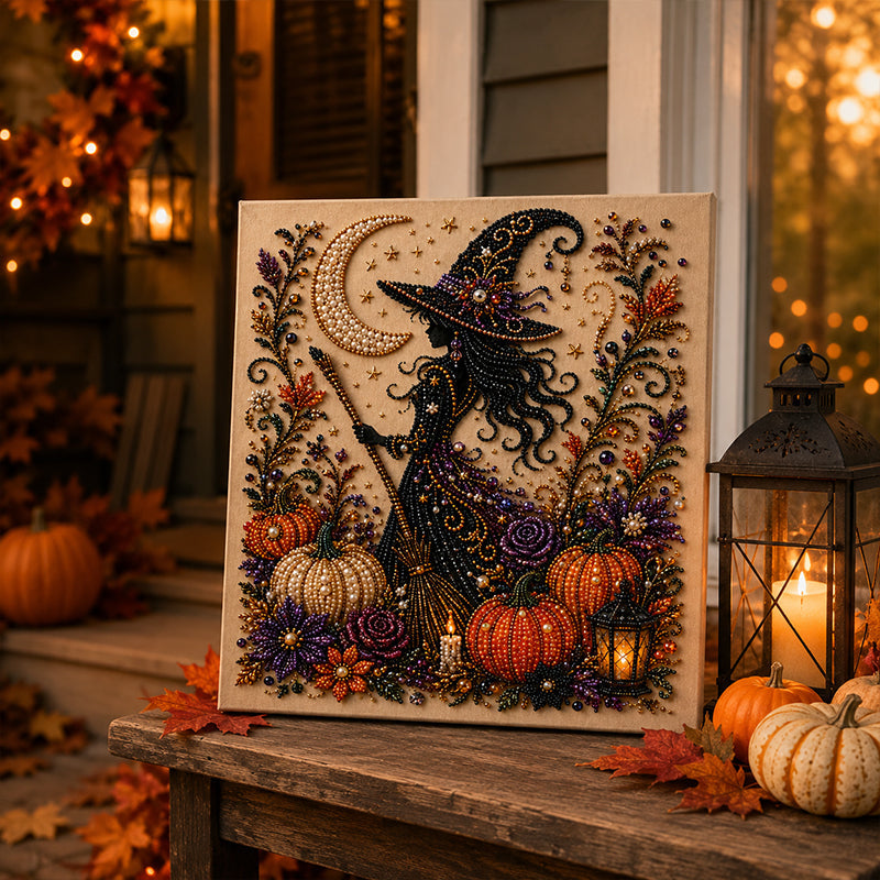 🎃Last Day Promotion 49% OFF👻Halloween Ghost Pearl Art DIY Kit