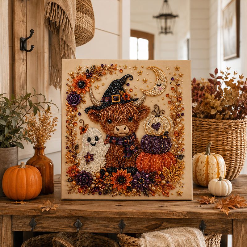 🎃Last Day Promotion 49% OFF👻Halloween Ghost Pearl Art DIY Kit