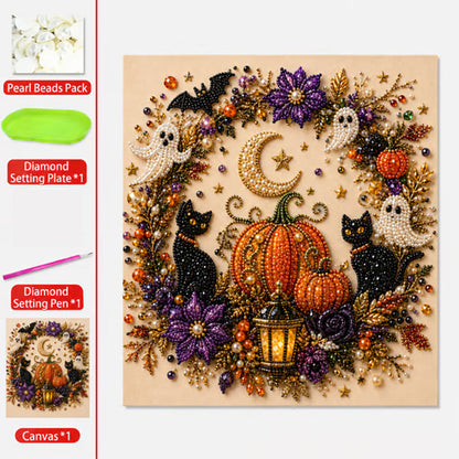 🎃Last Day Promotion 49% OFF👻Halloween Ghost Pearl Art DIY Kit