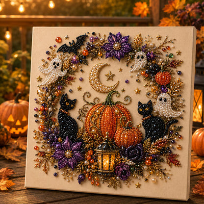 🎃Last Day Promotion 49% OFF👻Halloween Ghost Pearl Art DIY Kit