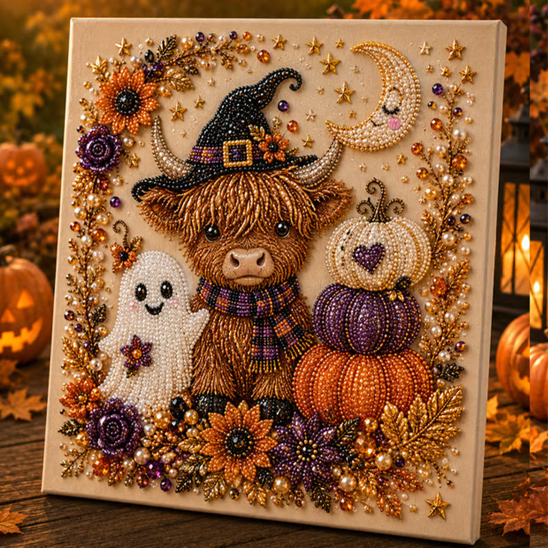 🎃Last Day Promotion 49% OFF👻Halloween Ghost Pearl Art DIY Kit