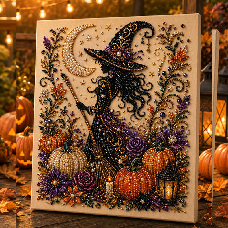 🎃Last Day Promotion 49% OFF👻Halloween Ghost Pearl Art DIY Kit