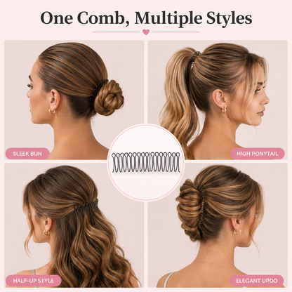 🌸LAST DAY SPECIAL PRICE!!🌸Flexible Invisible Grip Flyaway Hair Comb