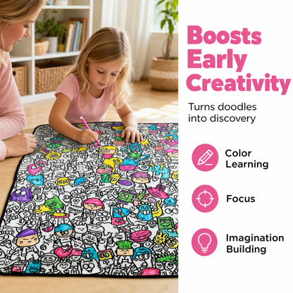 🌸LAST DAY SPECIAL PRICE!!🌸Family Bonding DIY Drawing Blanket
