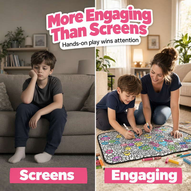 🌸LAST DAY SPECIAL PRICE!!🌸Family Bonding DIY Drawing Blanket