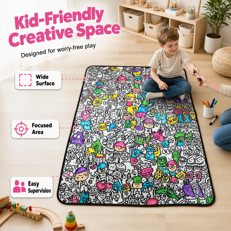 🌸LAST DAY SPECIAL PRICE!!🌸Family Bonding DIY Drawing Blanket