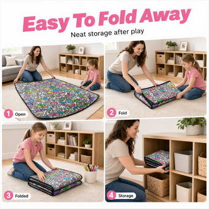 🌸LAST DAY SPECIAL PRICE!!🌸Family Bonding DIY Drawing Blanket