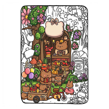 🌸LAST DAY SPECIAL PRICE!!🌸Family Bonding DIY Drawing Blanket