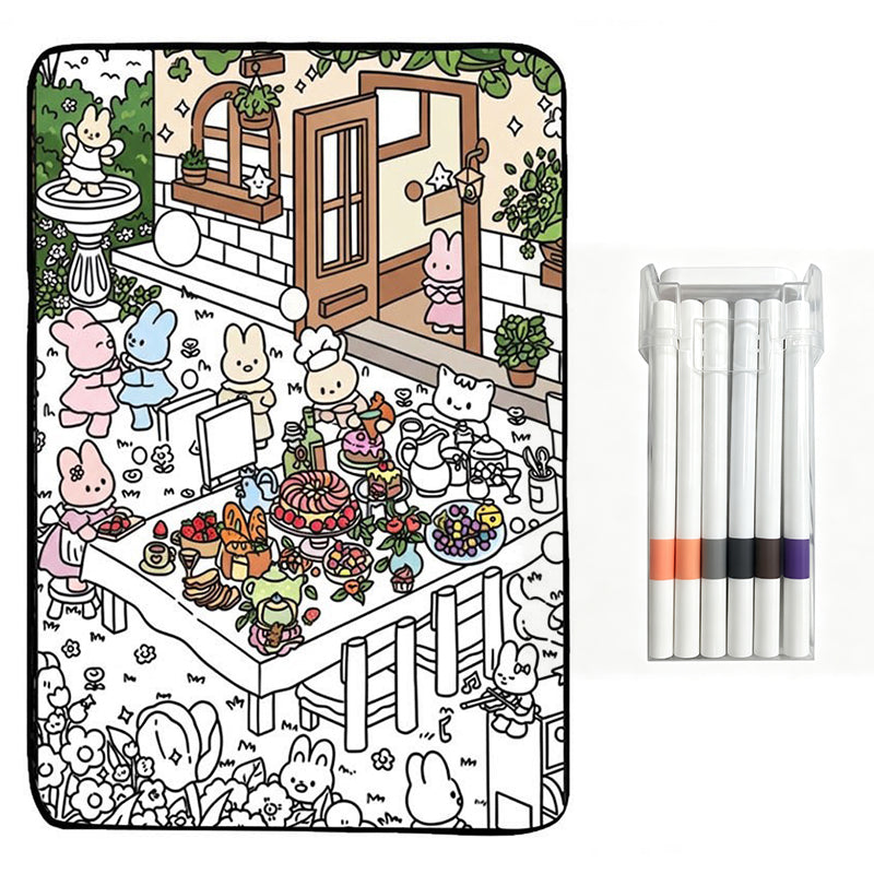 🌸LAST DAY SPECIAL PRICE!!🌸Family Bonding DIY Drawing Blanket