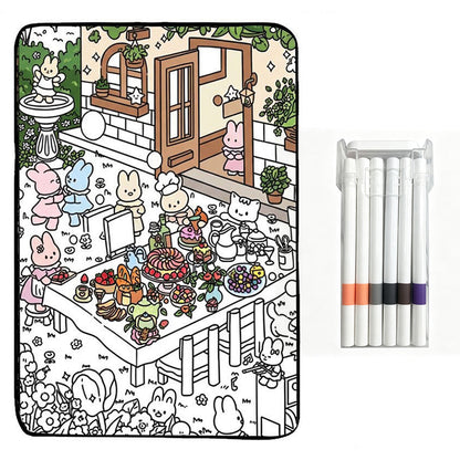 🌸LAST DAY SPECIAL PRICE!!🌸Family Bonding DIY Drawing Blanket