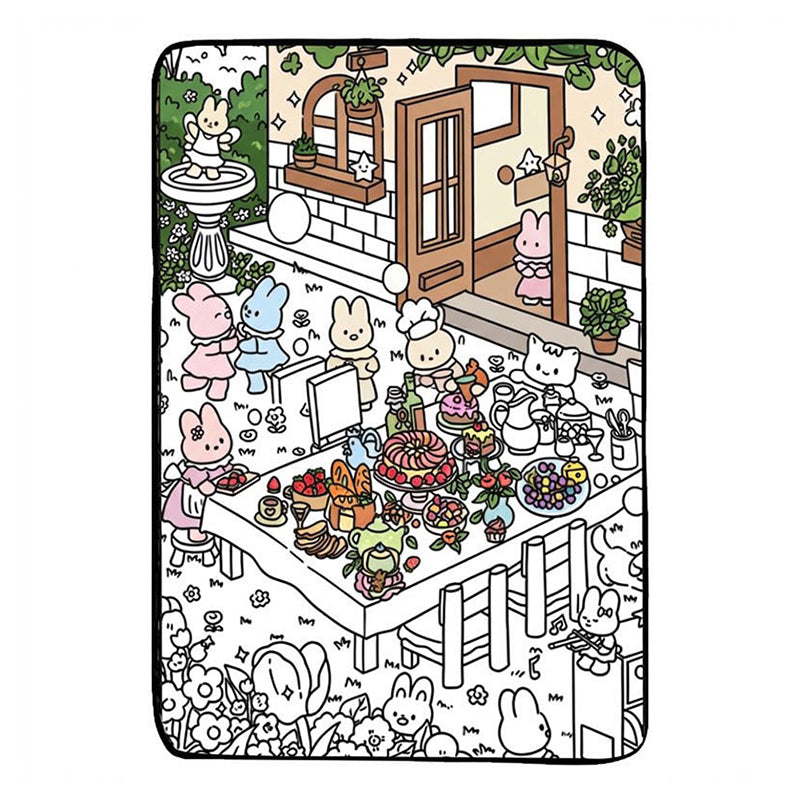 🌸LAST DAY SPECIAL PRICE!!🌸Family Bonding DIY Drawing Blanket