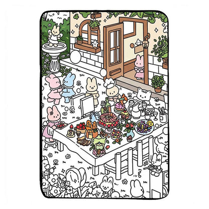 🌸LAST DAY SPECIAL PRICE!!🌸Family Bonding DIY Drawing Blanket