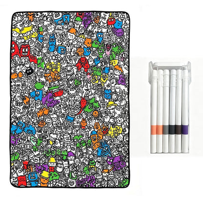🌸LAST DAY SPECIAL PRICE!!🌸Family Bonding DIY Drawing Blanket