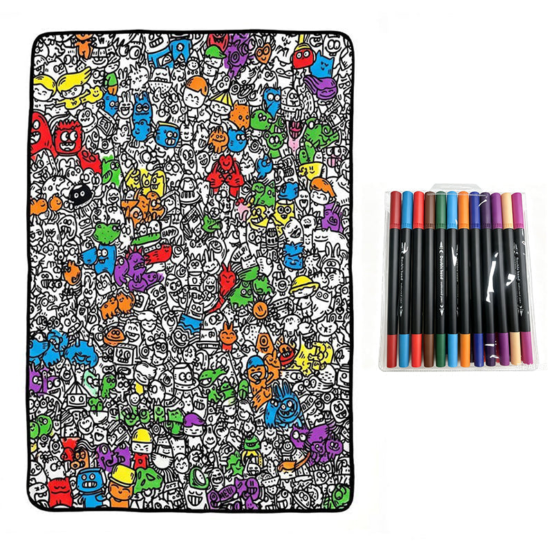 🌸LAST DAY SPECIAL PRICE!!🌸Family Bonding DIY Drawing Blanket
