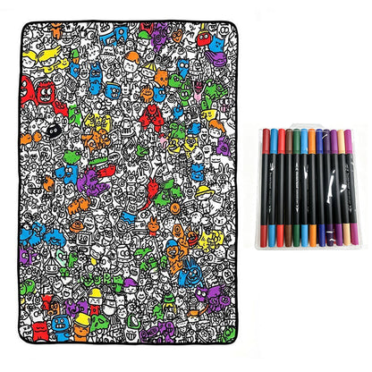 🌸LAST DAY SPECIAL PRICE!!🌸Family Bonding DIY Drawing Blanket
