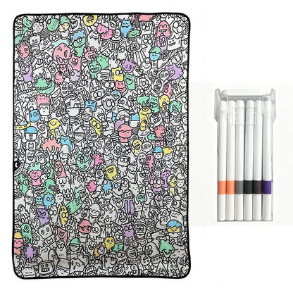 🌸LAST DAY SPECIAL PRICE!!🌸Family Bonding DIY Drawing Blanket