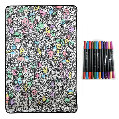 🌸LAST DAY SPECIAL PRICE!!🌸Family Bonding DIY Drawing Blanket