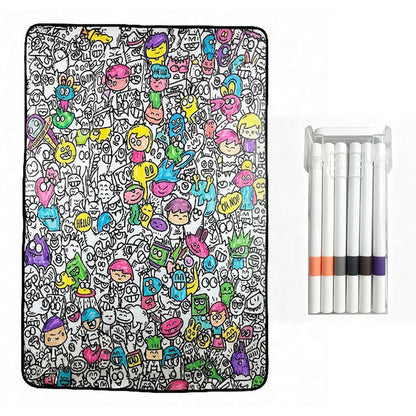🌸LAST DAY SPECIAL PRICE!!🌸Family Bonding DIY Drawing Blanket