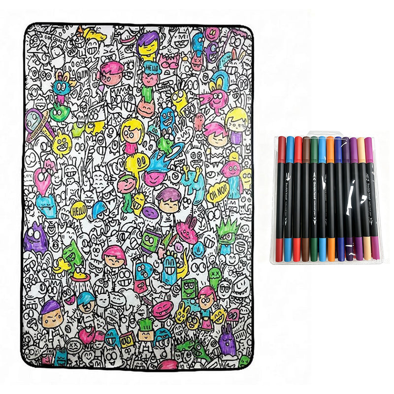 🌸LAST DAY SPECIAL PRICE!!🌸Family Bonding DIY Drawing Blanket