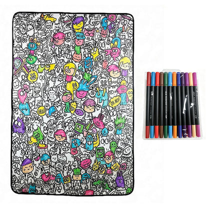 🌸LAST DAY SPECIAL PRICE!!🌸Family Bonding DIY Drawing Blanket