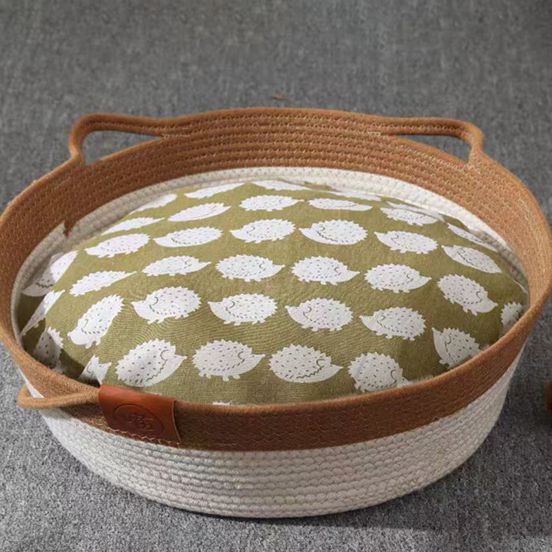 🌸LAST DAY SPECIAL PRICE!!🌸Comfortable Woven Cat Bed for All Seasons