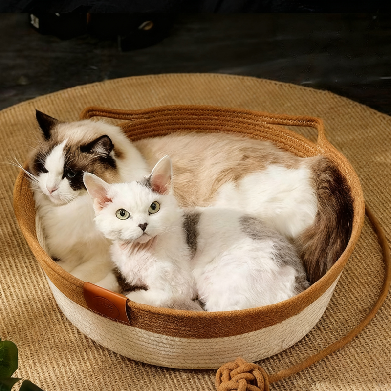 🌸LAST DAY SPECIAL PRICE!!🌸Comfortable Woven Cat Bed for All Seasons
