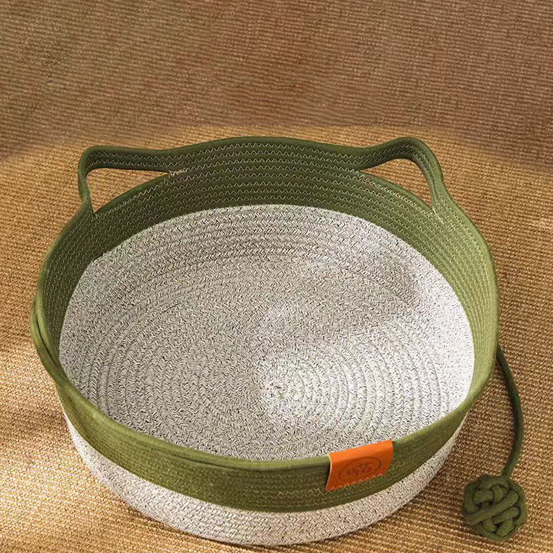 🌸LAST DAY SPECIAL PRICE!!🌸Comfortable Woven Cat Bed for All Seasons