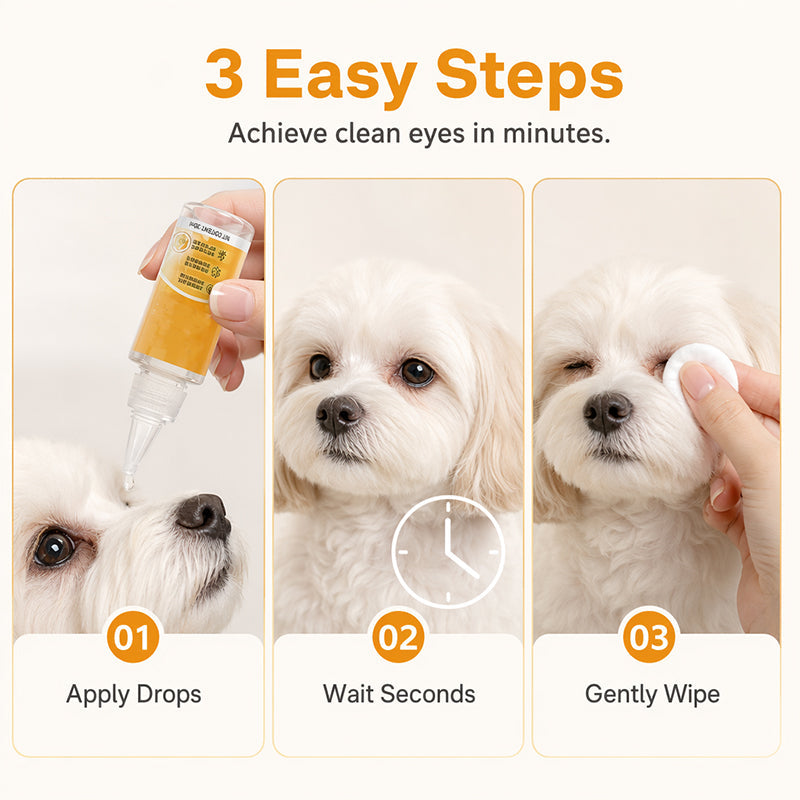 🐕Last Day Promotion 49% OFF🐱Gentle Pet Eye Stain Remover Essence Nourishing Drops