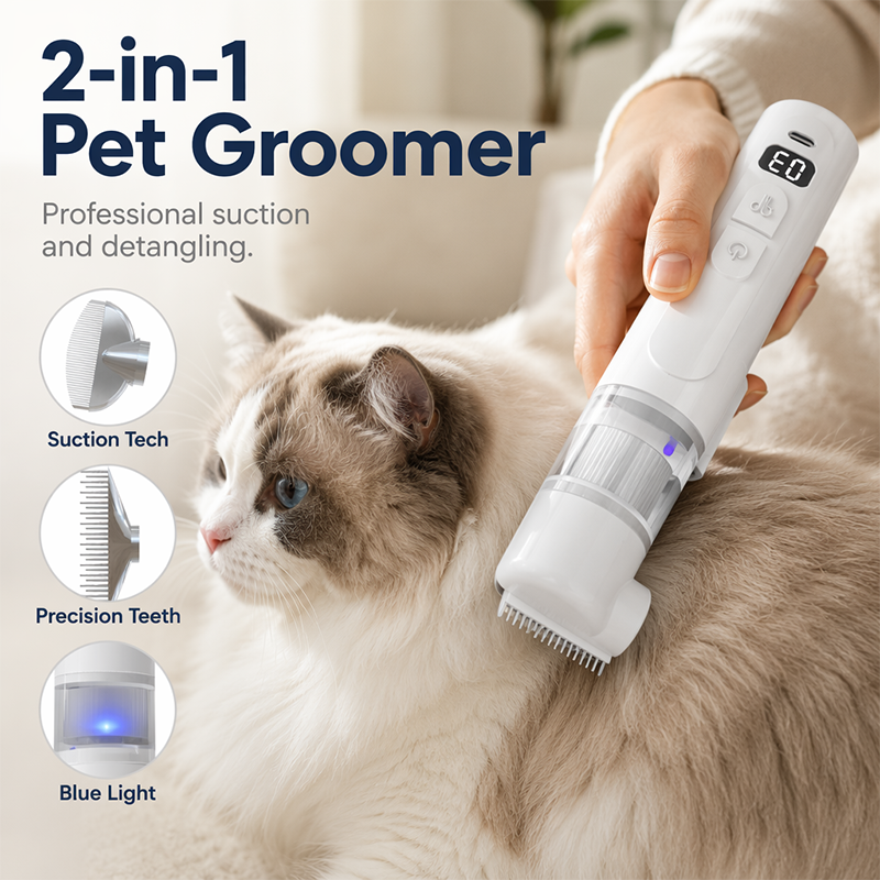 🐕LAST DAY SPECIAL PRICE!!🐱Electric Pet Grooming Comb🐏Keep your furry friends away from mites, fleas and tangled fur！