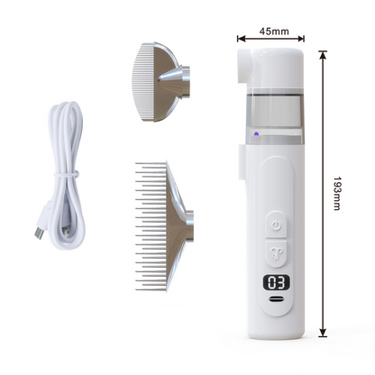 🐕LAST DAY SPECIAL PRICE!!🐱Electric Pet Grooming Comb🐏Keep your furry friends away from mites, fleas and tangled fur！