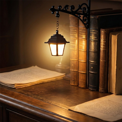 💥Last Day Special Sale 49% OFF📚Miniature Retro Streetlight Bookend Light