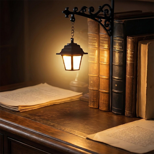 💥Last Day Special Sale 49% OFF📚Miniature Retro Streetlight Bookend Light