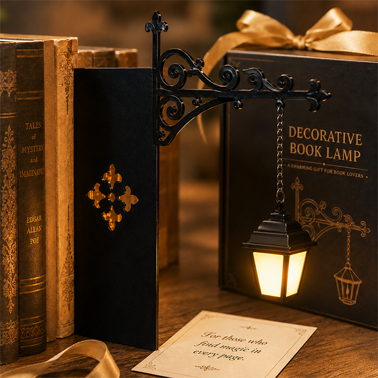 💥Last Day Special Sale 49% OFF📚Miniature Retro Streetlight Bookend Light