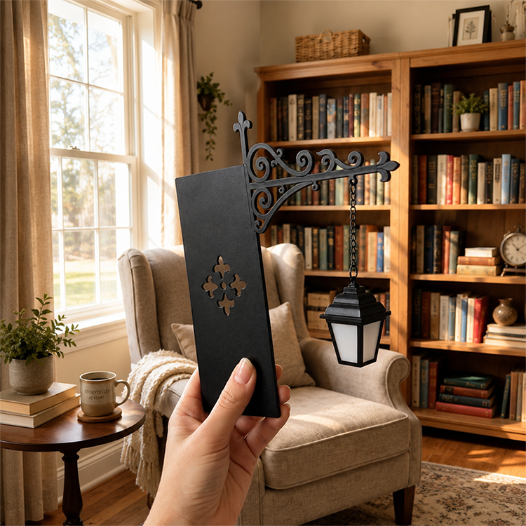 💥Last Day Special Sale 49% OFF📚Miniature Retro Streetlight Bookend Light