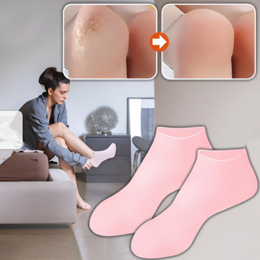 💞LAST DAY : BUY 2 GET 3 FREE + 50% OFF! 💥Silicone Gel Moisturizing Socks