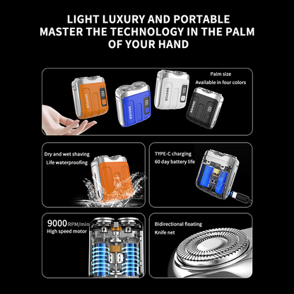 🎁Last Day Promotion 49% OFF🔥Portable Mini Men's Electric Shaver
