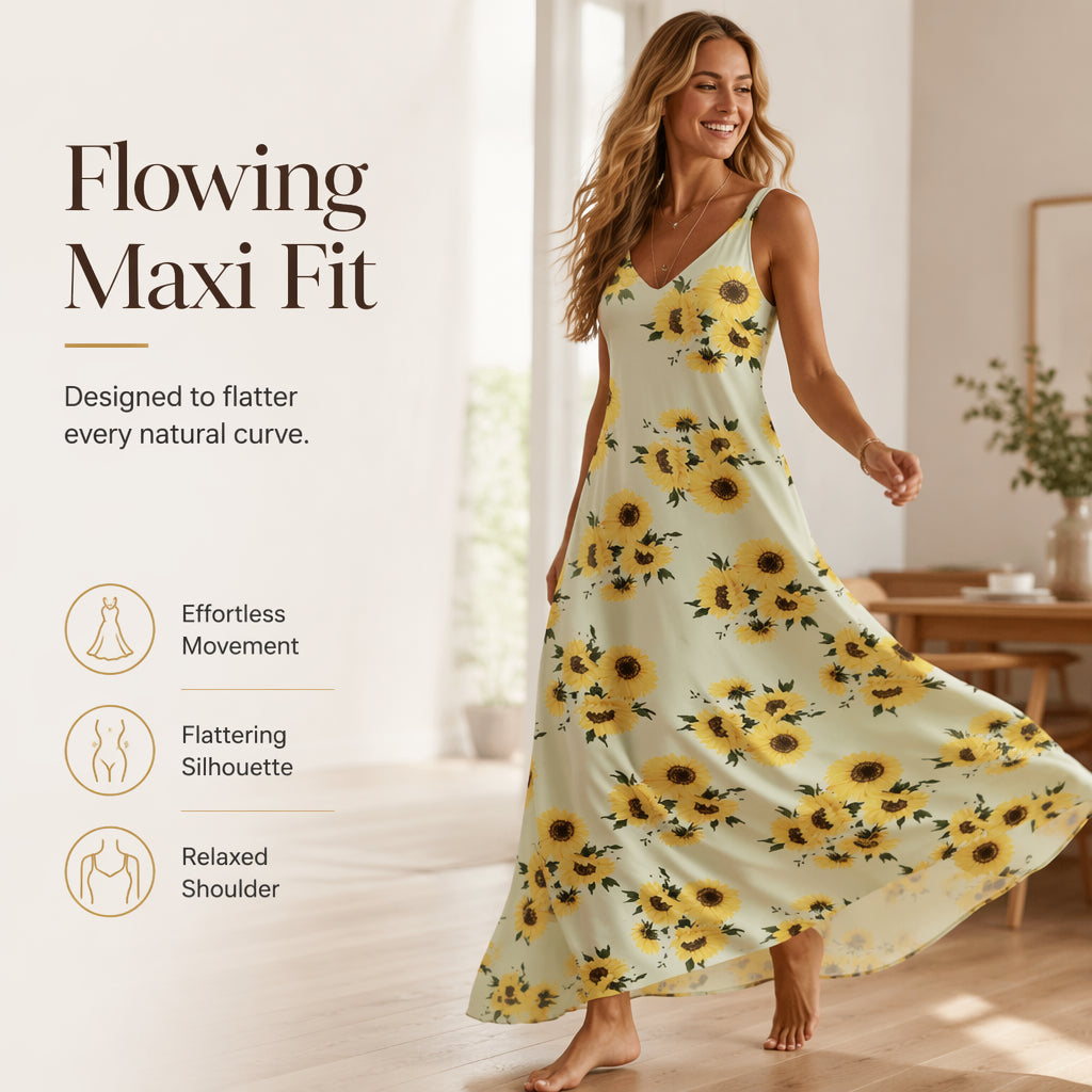 🌸LAST DAY SPECIAL PRICE!!🌸Flowy Vacation Maxi Dress