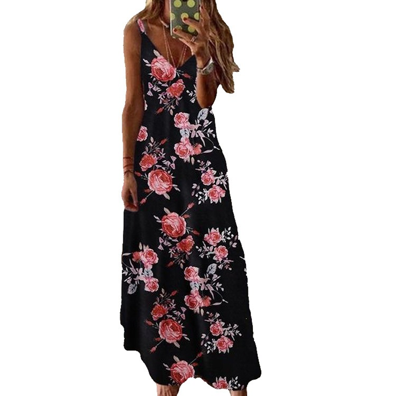🌸LAST DAY SPECIAL PRICE!!🌸Flowy Vacation Maxi Dress
