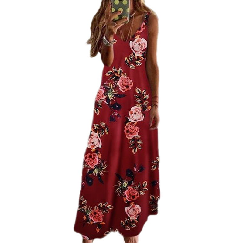 🌸LAST DAY SPECIAL PRICE!!🌸Flowy Vacation Maxi Dress