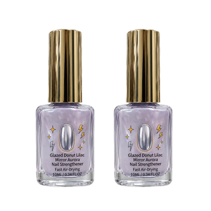 💅BUY 1 GET 1 FREE + 50% OFF !💥🖌️Lilac Glossy Mirror Nail Strengthener