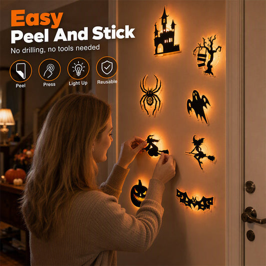 🎃Halloween HOT SALE👻50K+ SOLD!✨Halloween Glow in Dark Wall Stickers