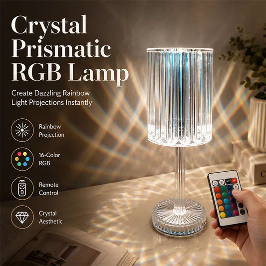 🎅Christmas HOT SALE💞50K+ SOLD!✨Acrylic Touch Rose Crystal Table Lamp