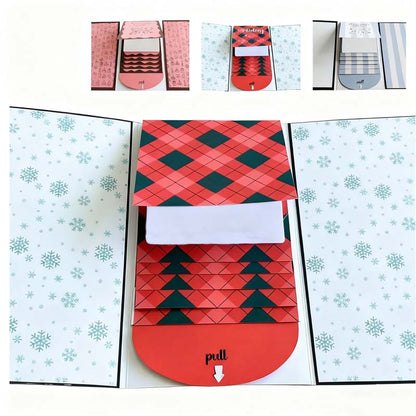 🎅Christmas HOT SALE💞50K+ SOLD!✨Creative Christmas Waterfall Gift Card Booklet