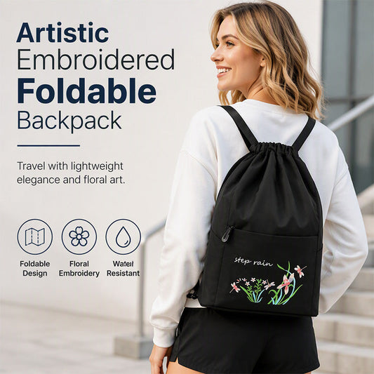 🌸LAST DAY SPECIAL PRICE!!🌸Vintage Foldable Drawstring Backpack