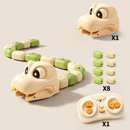 🎅Christmas HOT SALE💞50K+ SOLD!✨Remote Control Snake Toy with Magnetic Splicing Segments