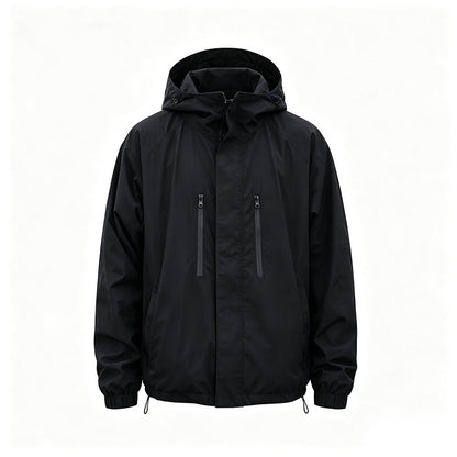 🧥Men's Windproof Hooded Cargo Jacket Waterproof Outdoor Streetwear Coat🍂