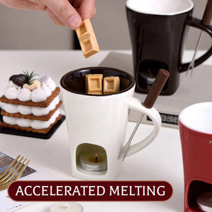 🍪Buy More Save More☕Ceramic Chocolate Fondue Mug🕯️