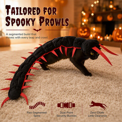 🐛Spooky Halloween Cat Centipede Shape Costume🐱