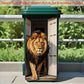Waterproof Funny Animal Trash Can Sticker