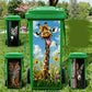 Waterproof Funny Animal Trash Can Sticker